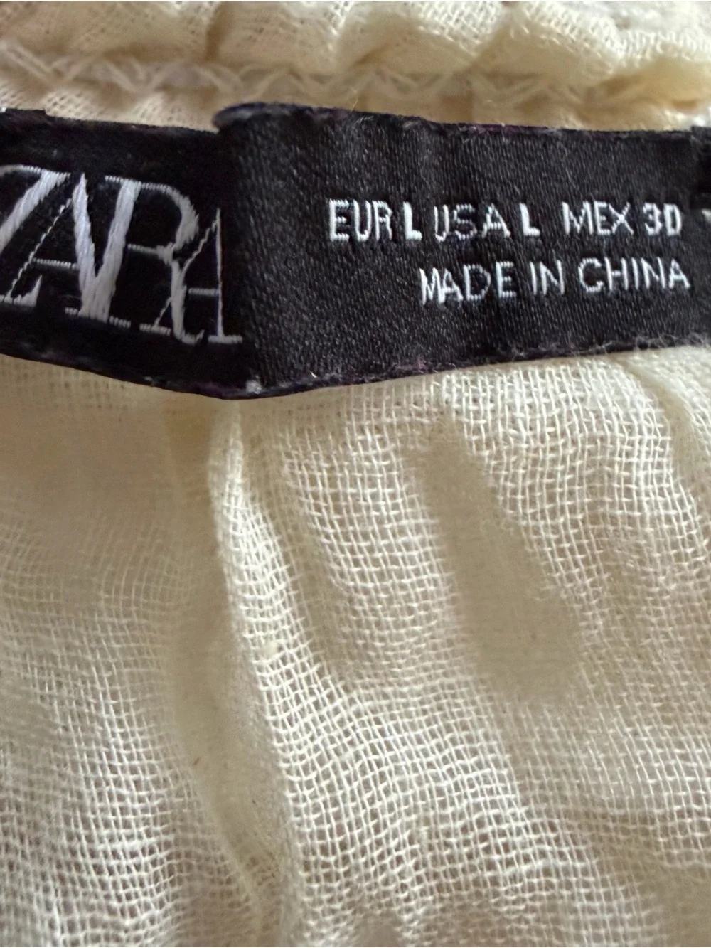 Zara Cream Boho Celestial Maxi Skirt - Picture 13 of 16